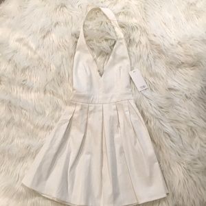 White halter top Marilyn Monroe dress